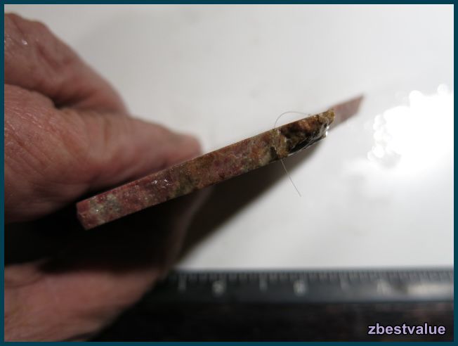 zbv- Excellent Top Pink Thulite Rough Slab from Norway!! | eBay
